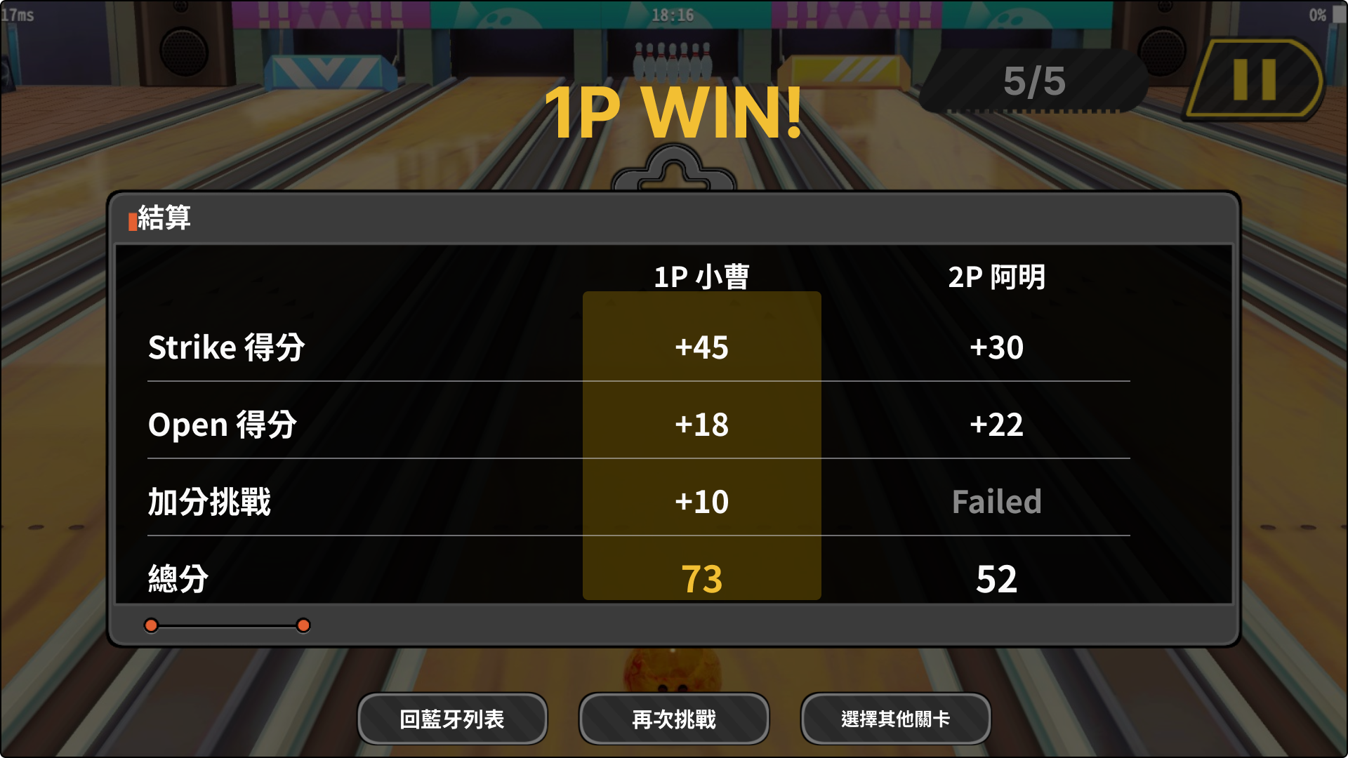 雙人結算