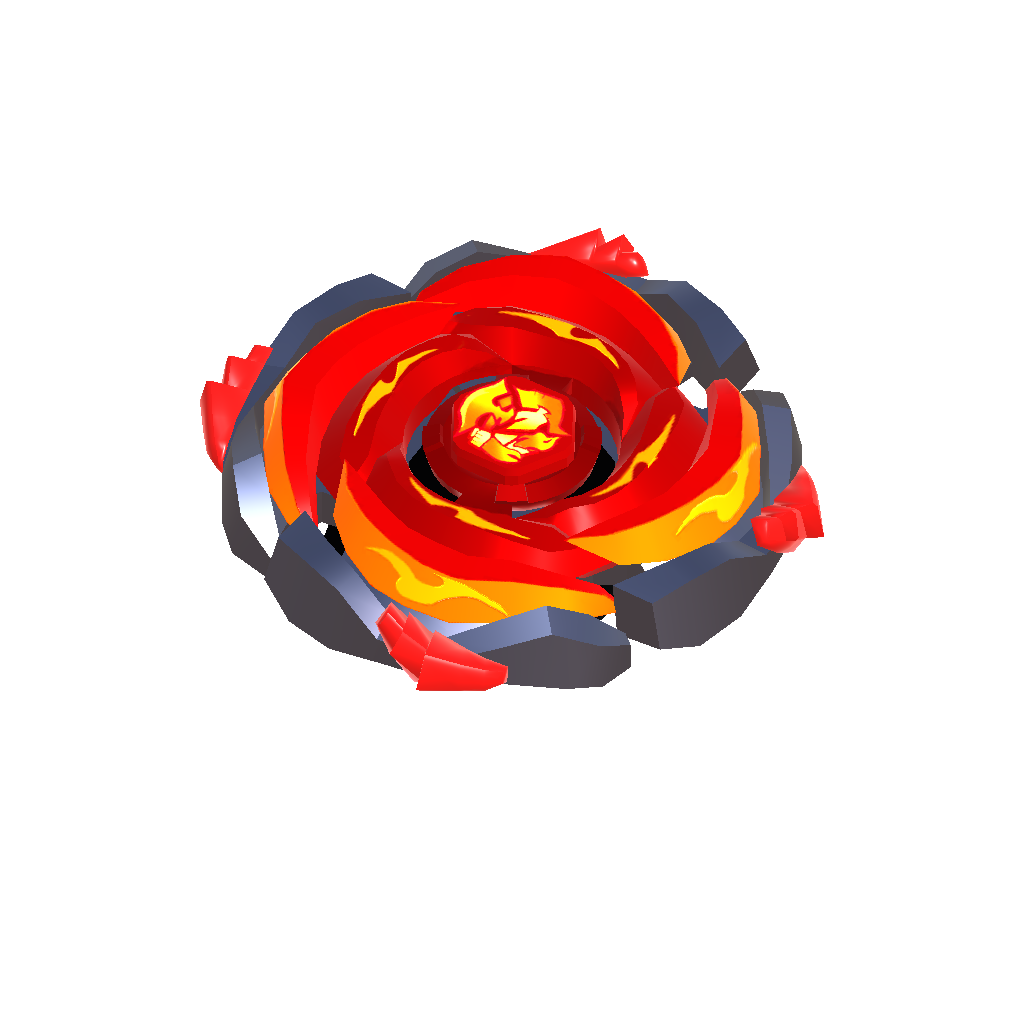 Hellblaze 陀螺本體(Unity 實際模型)