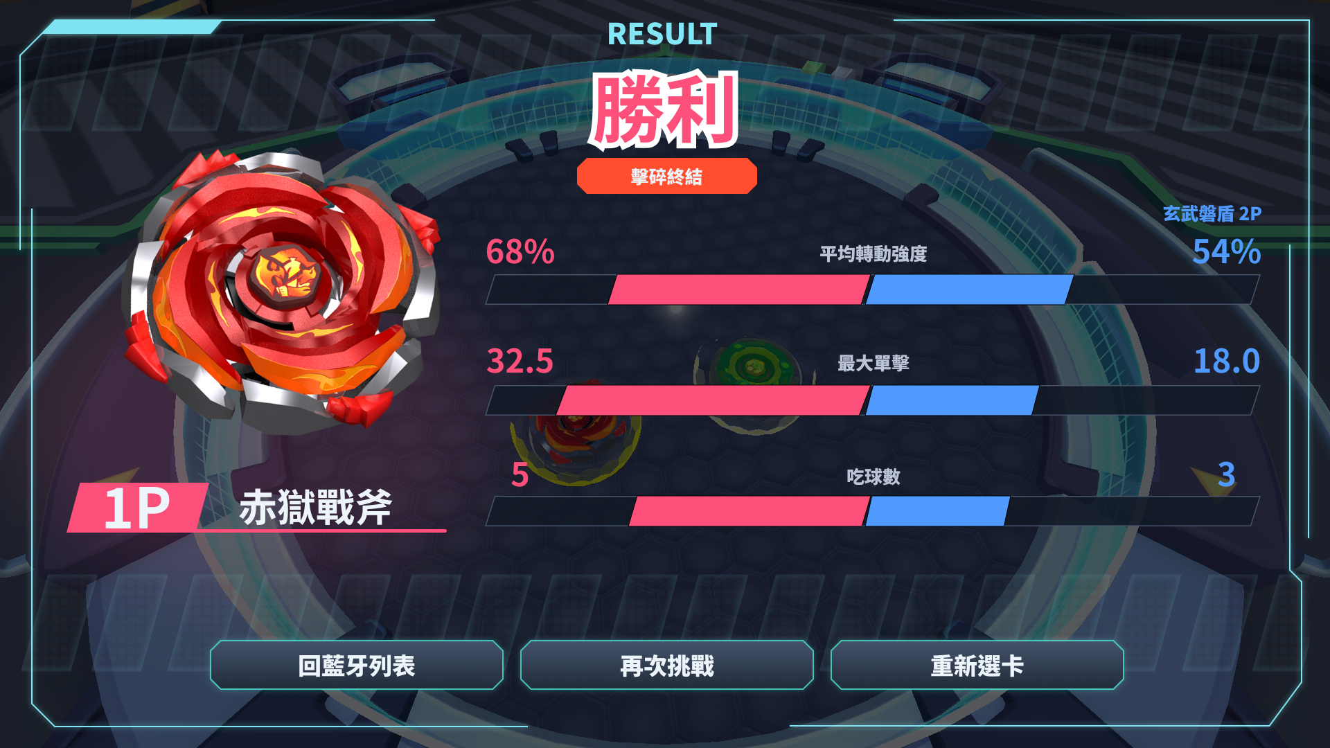 結算頁 v3.0 1P 勝利